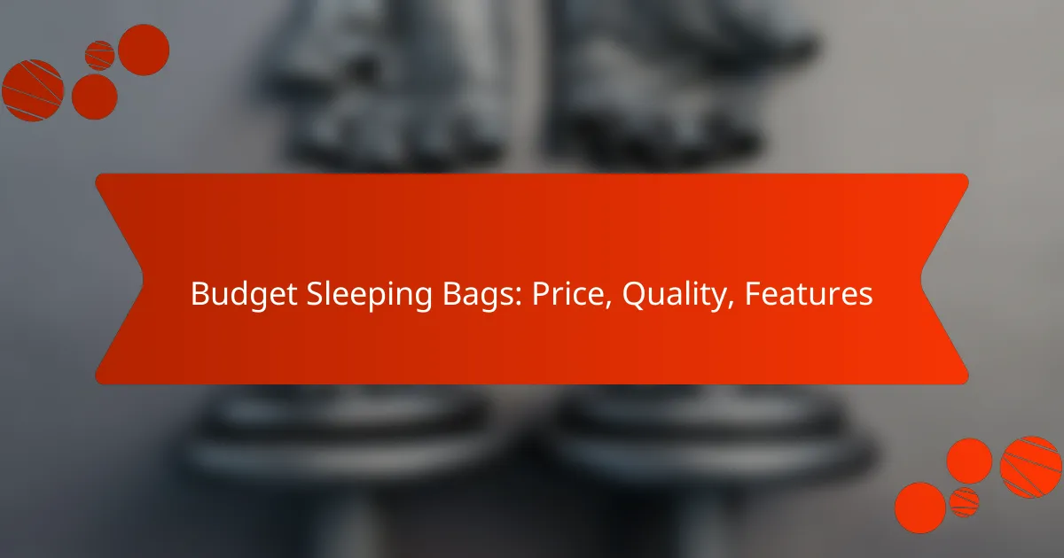 Budget Sleeping Bags: Price, Quality, Features